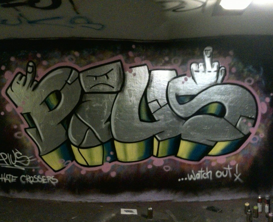 Graffiti Wall - Photo by Pius - pius, linz, hall (2014)