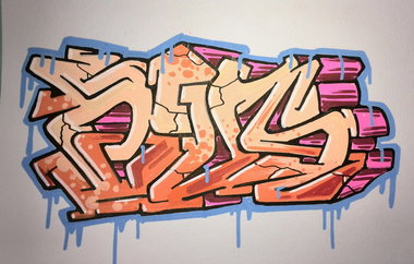 Graffiti Sketch - Photo by Pius - pius, sketch, colored (2024)