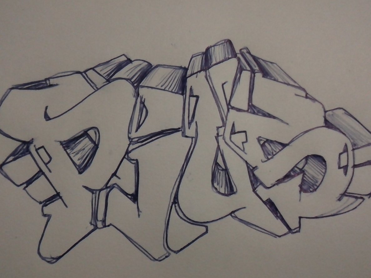 Graffiti Sketch - Photo by Pius