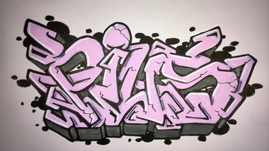Graffiti Sketch - Photo by Pius - pius, sketch (2014)