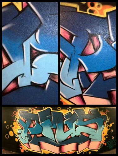 Graffiti Wall - Photo by Pius - pius, collage, details (2014)