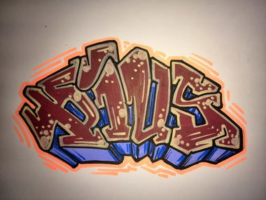 Graffiti Sketch - Photo by Pius - pius, sketch, austria (2014)