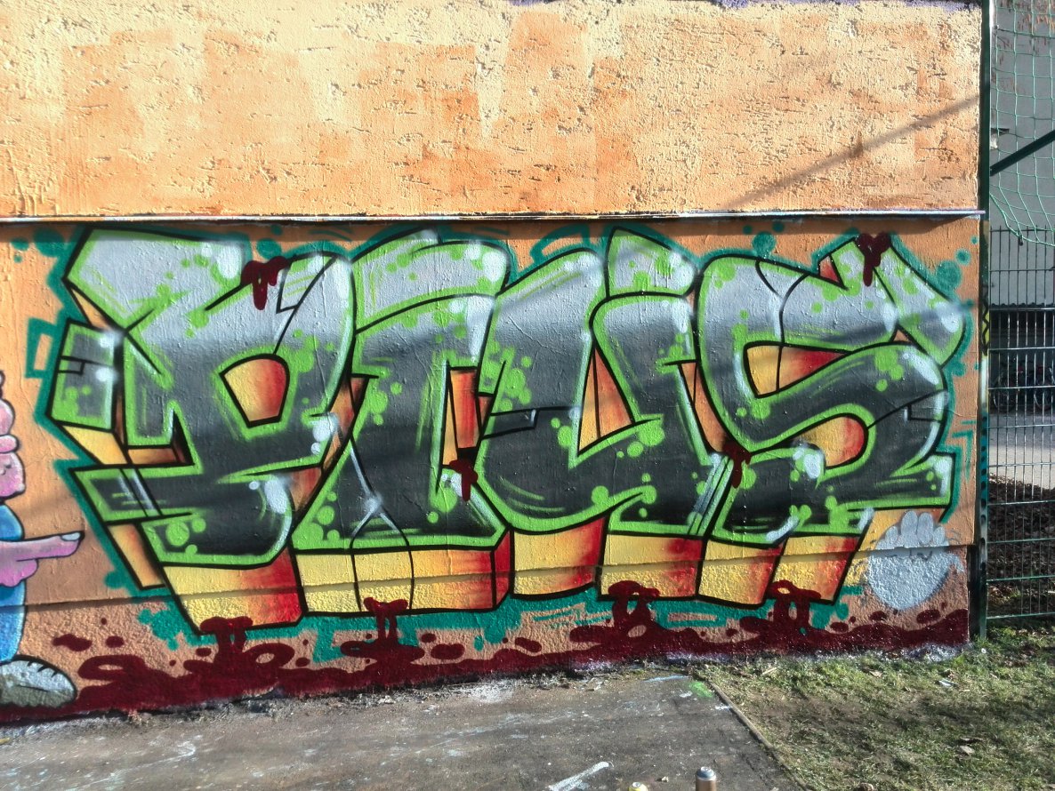 Graffiti Wall - Photo by Pius - pius, linz, hall (2014)