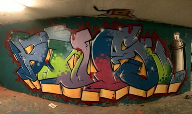 Graffiti Wall - Photo by Pius - linz, graffiti, pius (2014)