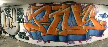 Graffiti Wall - Photo by Pius - pius, linz, hall (2014)