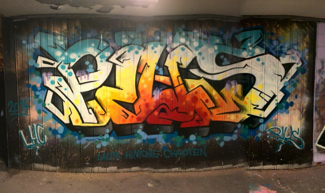 Graffiti Wall - Photo by Pius (2014)