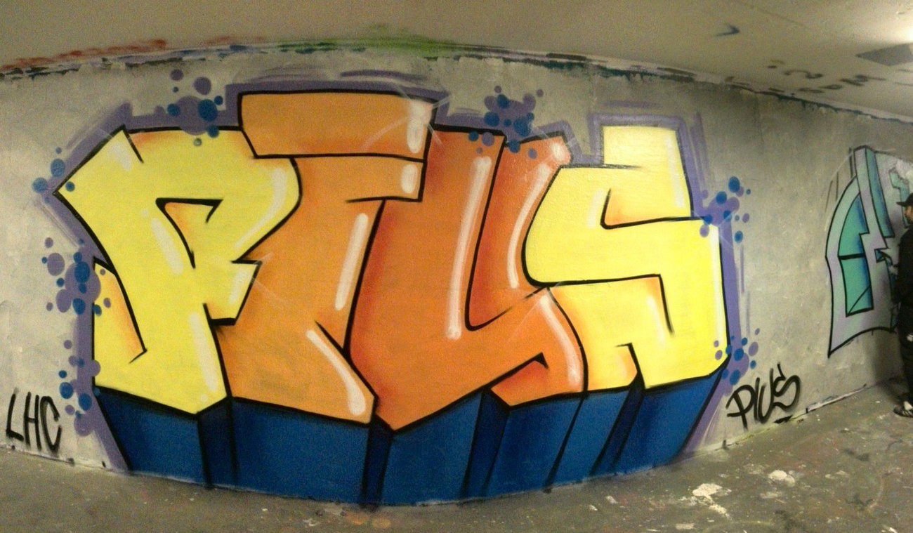 Graffiti Wall - Photo by Pius - pius, hall, linz (2014)
