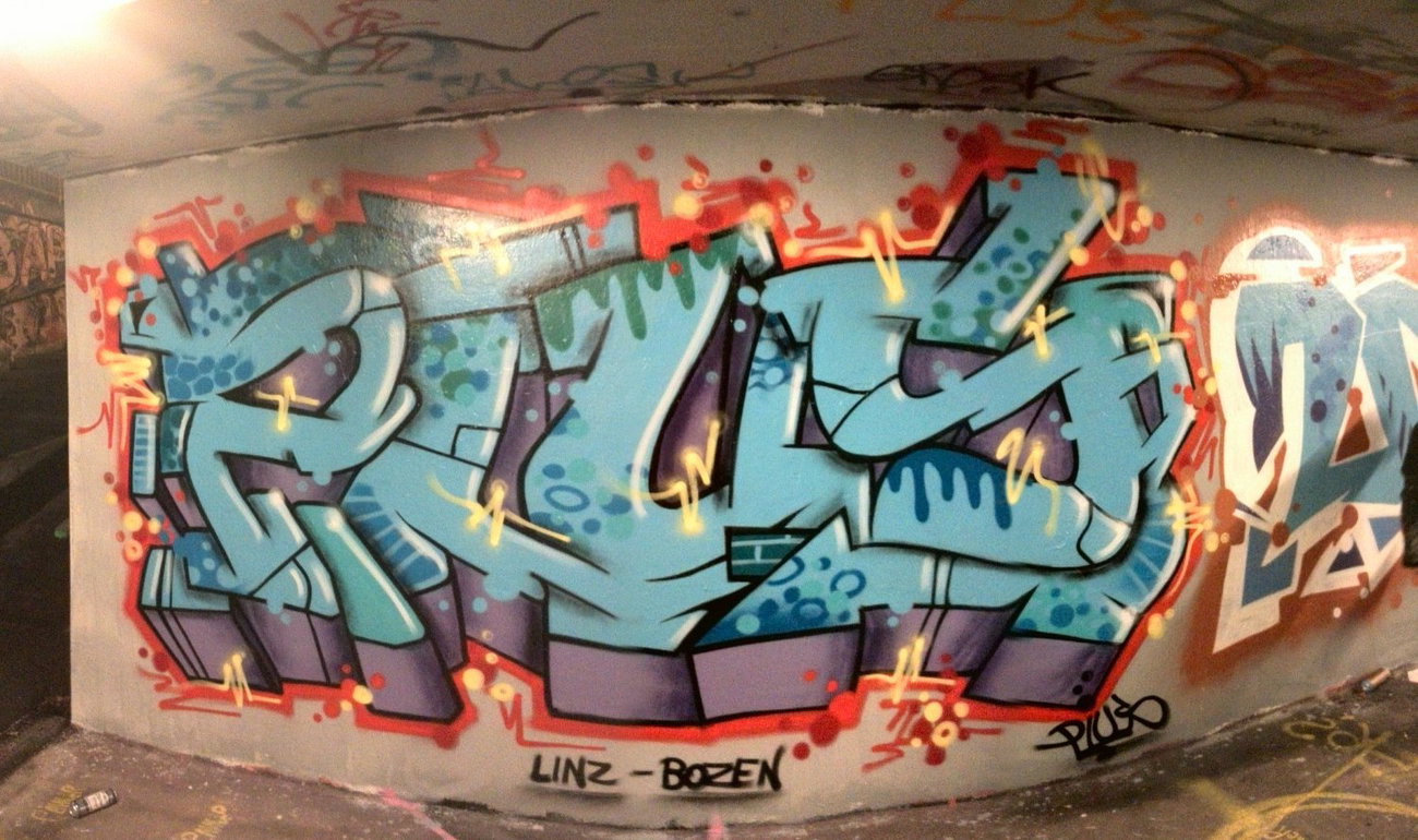 Graffiti Wall - Photo by Pius - pius, linz, wifi (2014)