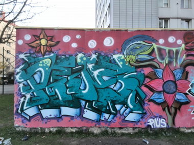 Graffiti Wall - Photo by Pius - Pius, linz, kaisergasse (2014)