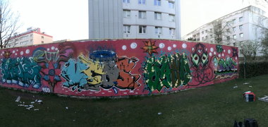 Graffiti Wall - Photo by Pius - PIUS, LINZ, KAISERGASSE (2014)