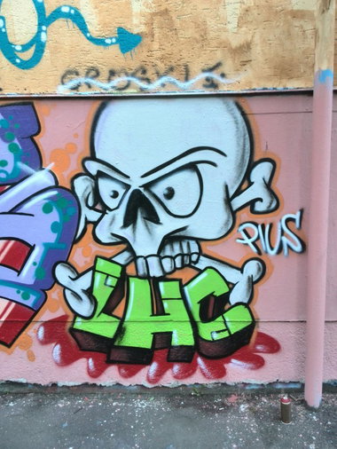 Graffiti Wall - Photo by Pius - Linz, hall, kaisergasse (2014)