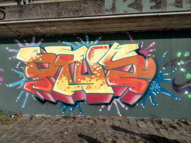 Graffiti Wall - Photo by Pius - Linz, donauwall, pius (2014)