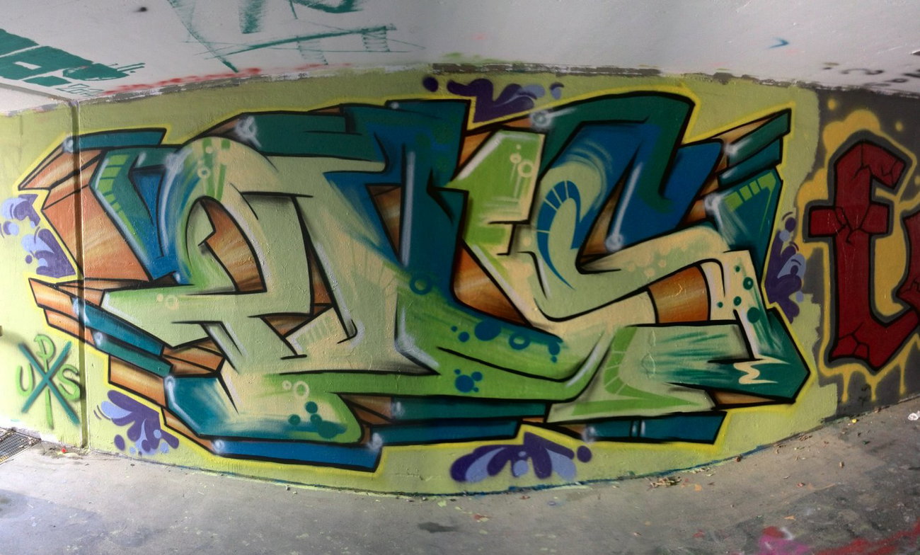Graffiti Wall - Photo by Pius - Pius, linz, hall (2014)