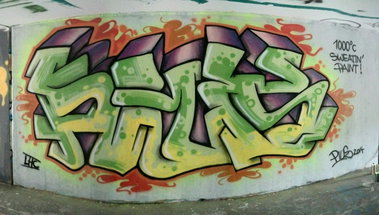 Graffiti Wall - Photo by Pius - Linz, pius, hall (2014)