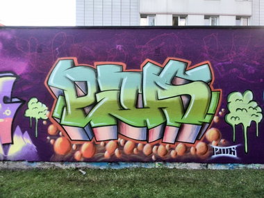 Graffiti Wall - Photo by Pius - Pius, linz, hall (2014)