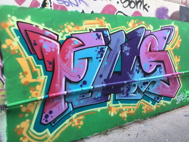 Graffiti Wall - Photo by Pius - Pius, hall, linz (2014)