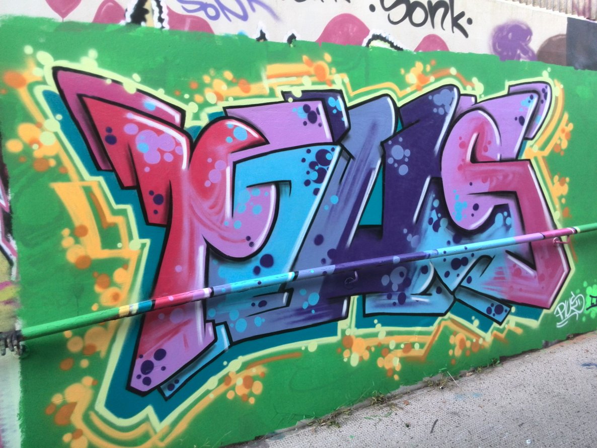 Graffiti Wall - Photo by Pius - Pius, hall, linz (2014)