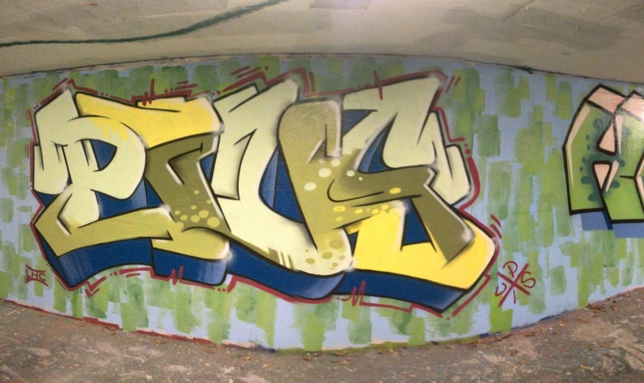 Graffiti Wall - Photo by Pius - Linz, pius, hall (2014)