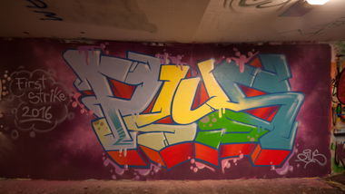 Graffiti Wall - Photo by Pius - pius, linz, 2016 (2016)