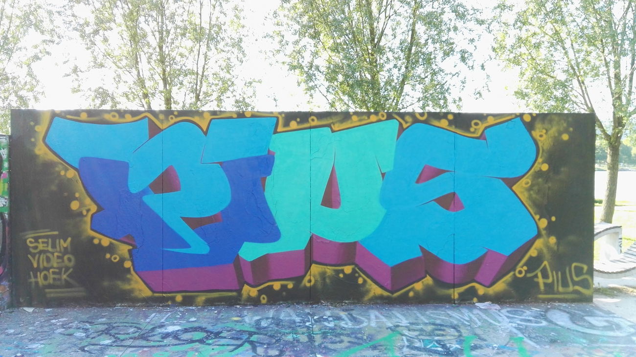 Graffiti Wall - Photo by Pius - Pius, Linz, Style (2017)