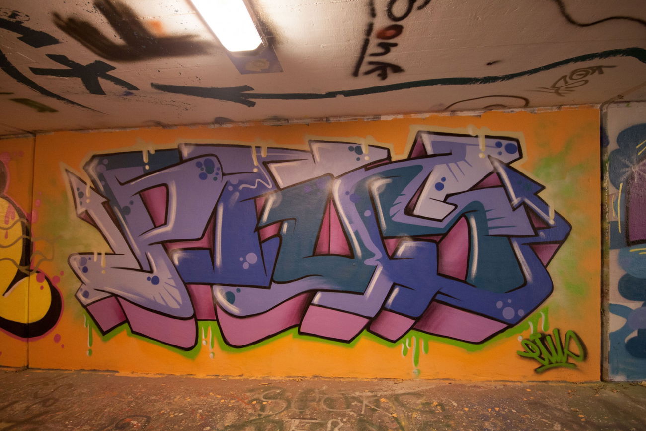 Graffiti Wall in Linz - Photo by Pius (2015)