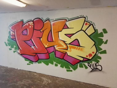 Graffiti Wall - Photo by Pius (2016)