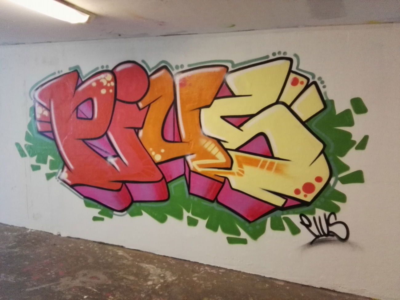 Graffiti Wall - Photo by Pius (2016)