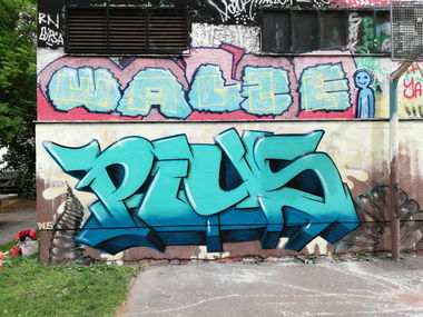 Graffiti Wall - Photo by Pius (2018)