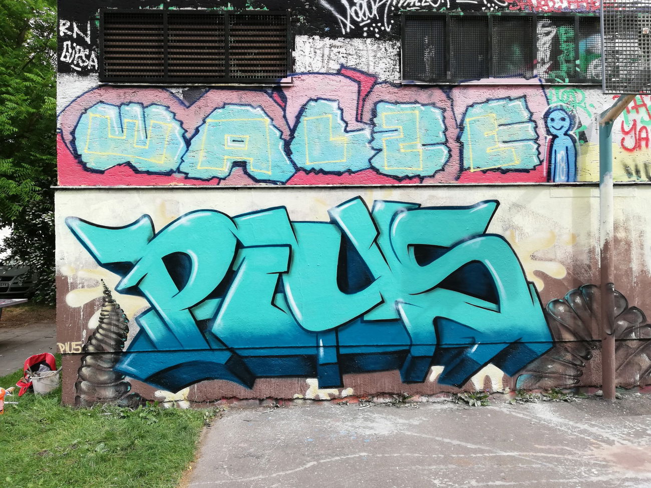 Graffiti Wall - Photo by Pius (2018)