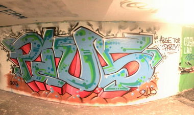 Graffiti Wall in Linz - Photo by Pius - Pius, Linz, hall (2015)