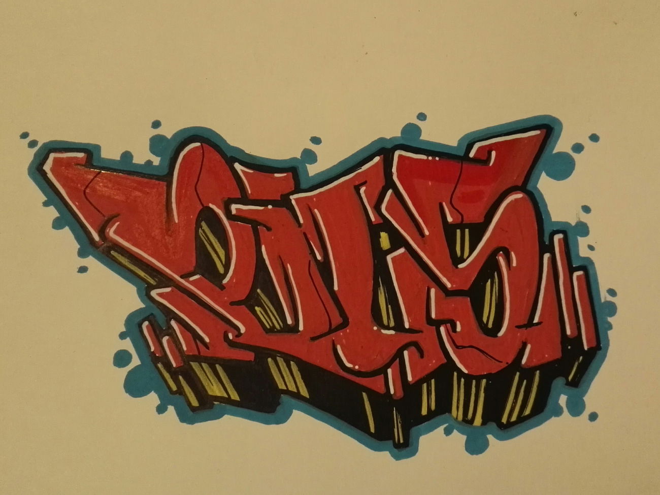 Graffiti Sketch - Photo by Pius (2017)