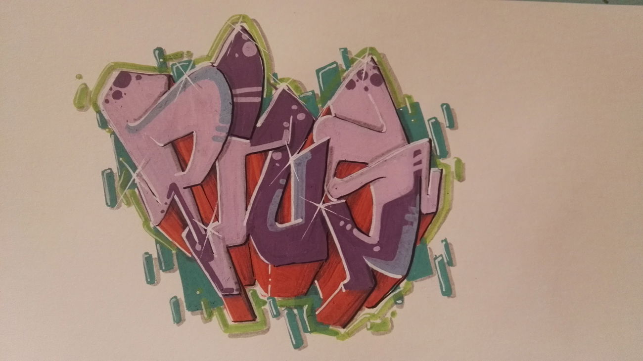 Graffiti Sketch - Photo by Pius (2017)
