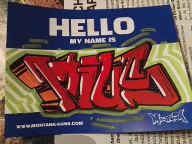 Graffiti Sketch - Photo by Pius (2016)