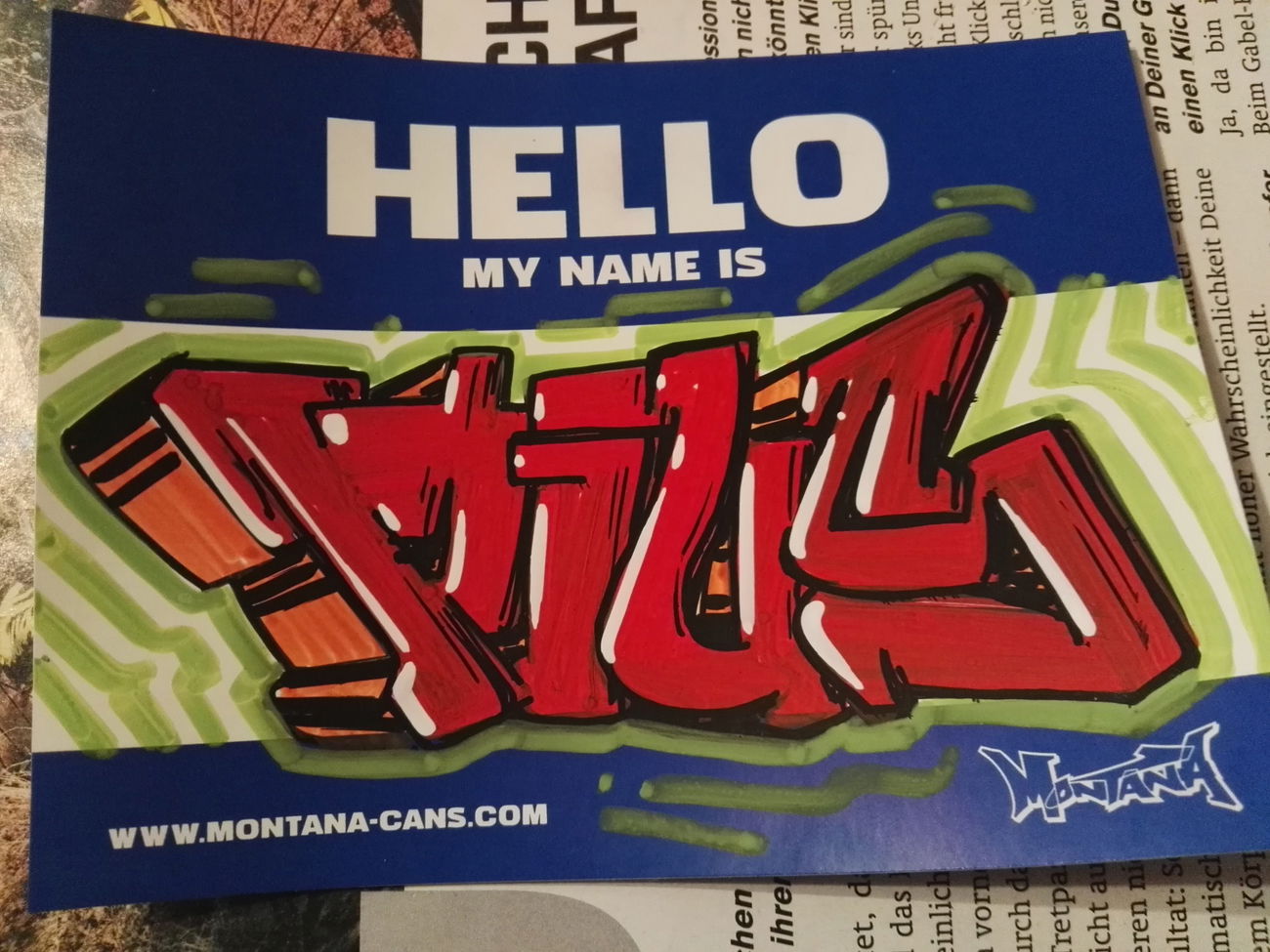 Graffiti Sketch - Photo by Pius (2016)