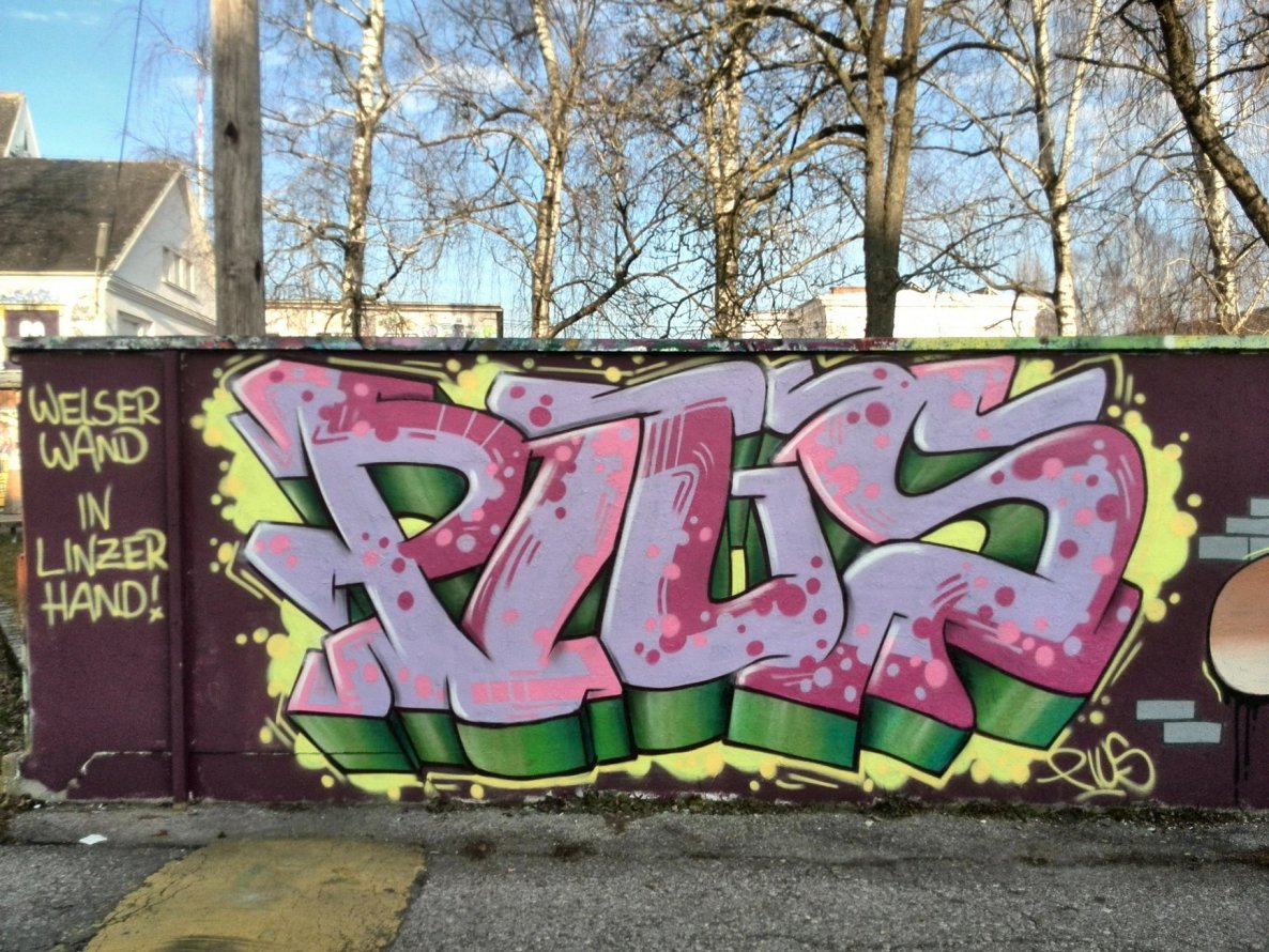 Graffiti Wall - Photo by Pius - Pius, Wels, schl8hof (2015)