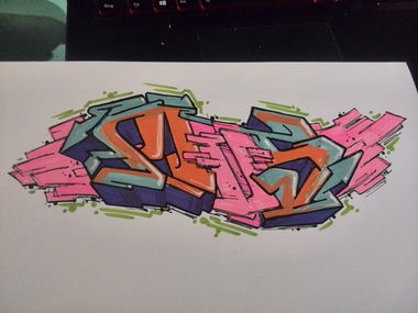 Graffiti Sketch - Photo by Pius (2015)