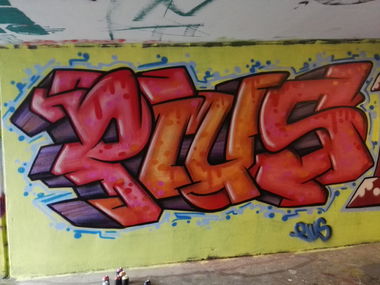 Graffiti Wall - Photo by Pius (2016)