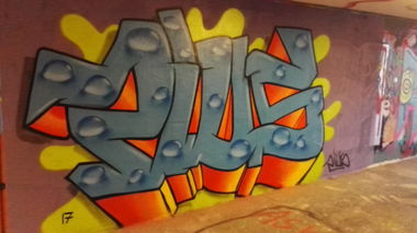 Graffiti Wall - Photo by Pius (2017)