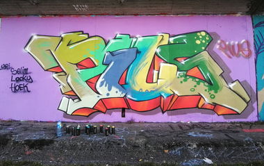 Graffiti Wall - Photo by Pius (2016)