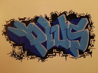 Graffiti Wall - Photo by Pius (2016)