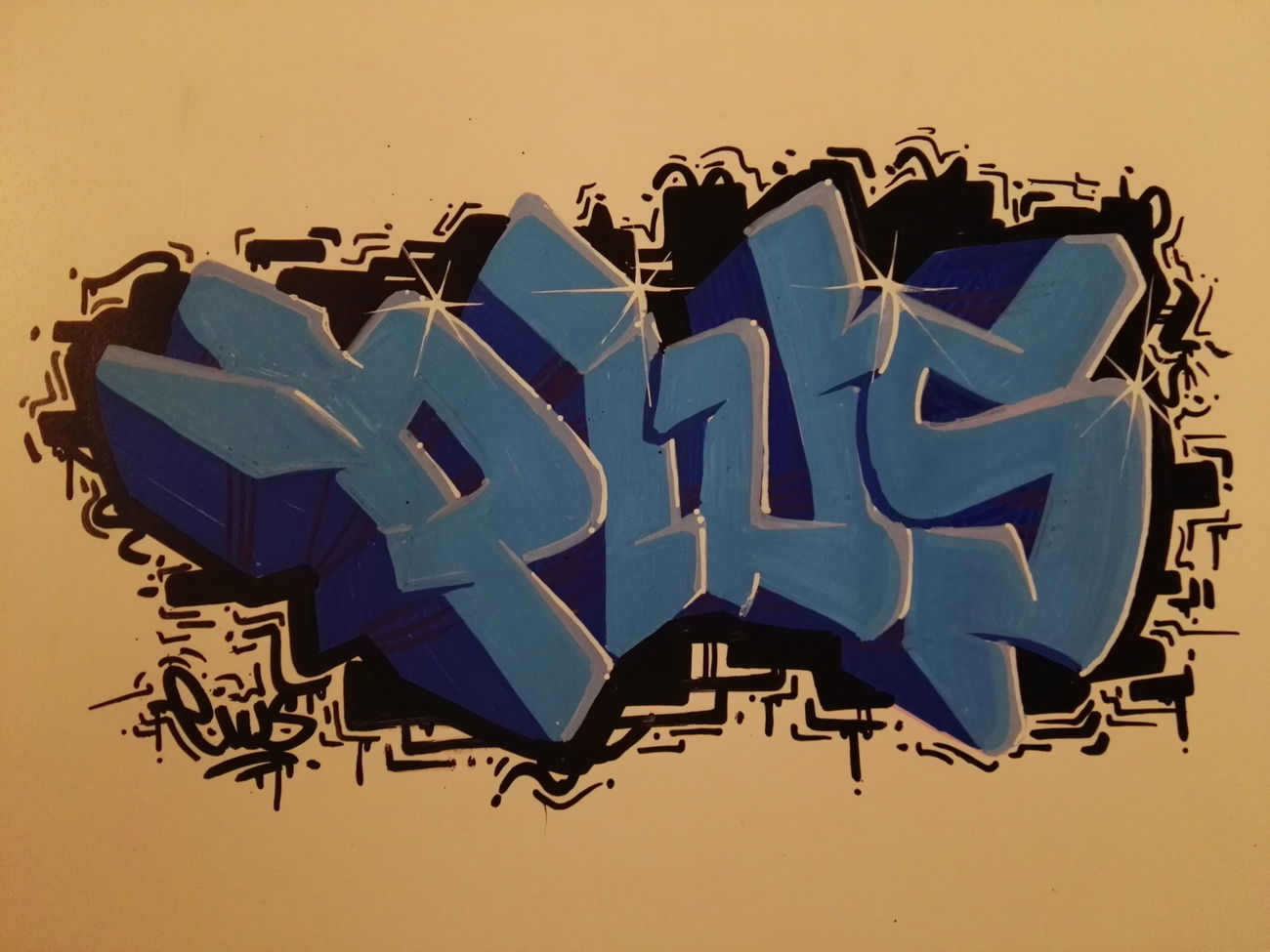 Graffiti Wall - Photo by Pius (2016)