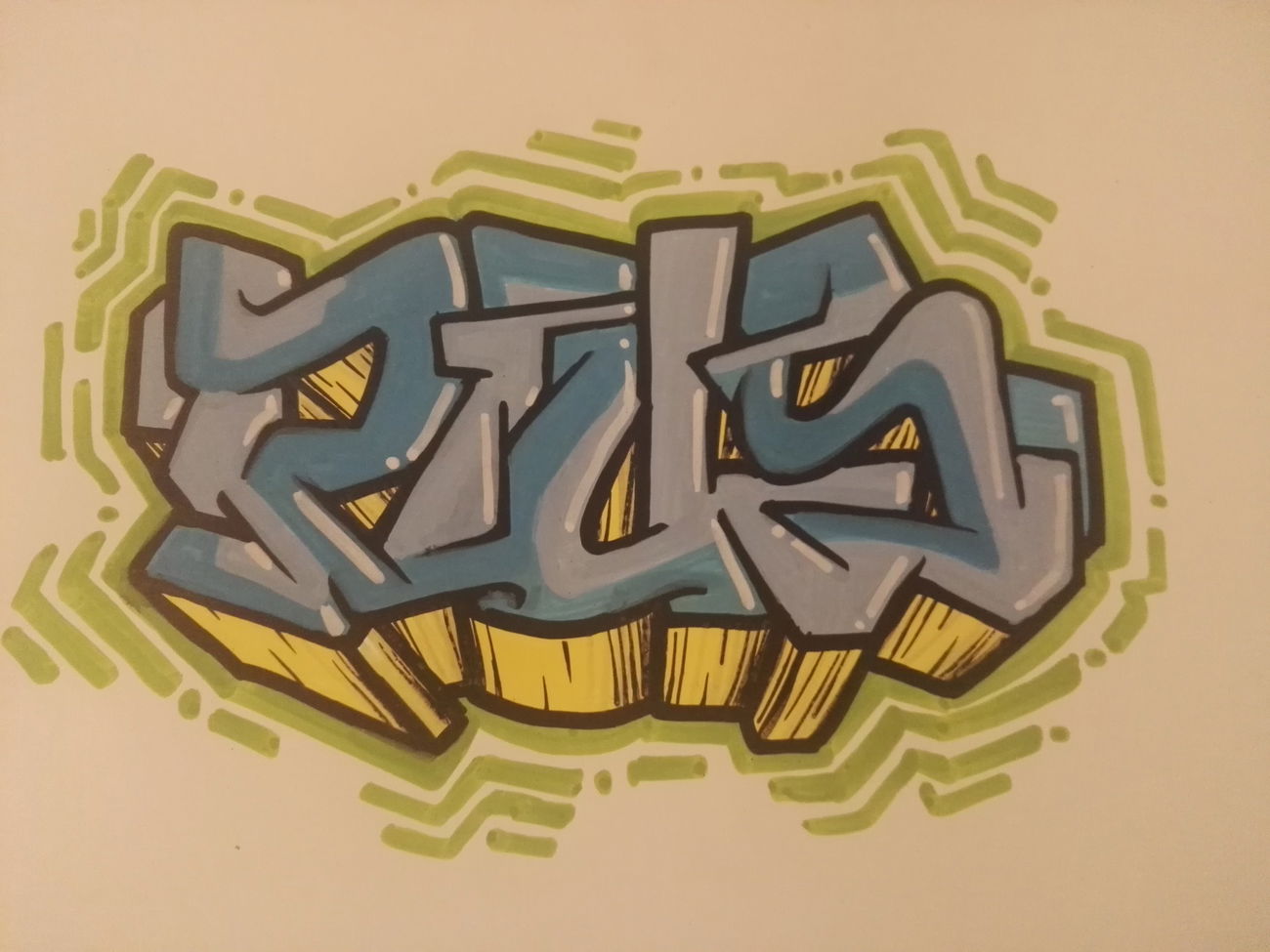 Graffiti Sketch - Photo by Pius (2016)