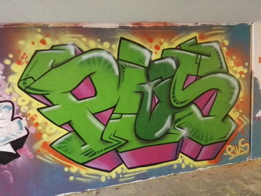 Graffiti Wall - Photo by Pius (2016)