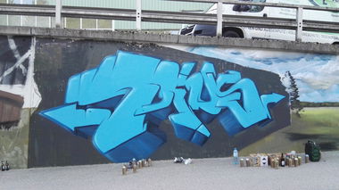 Graffiti Wall in Österreich - Photo by Pius (2018)