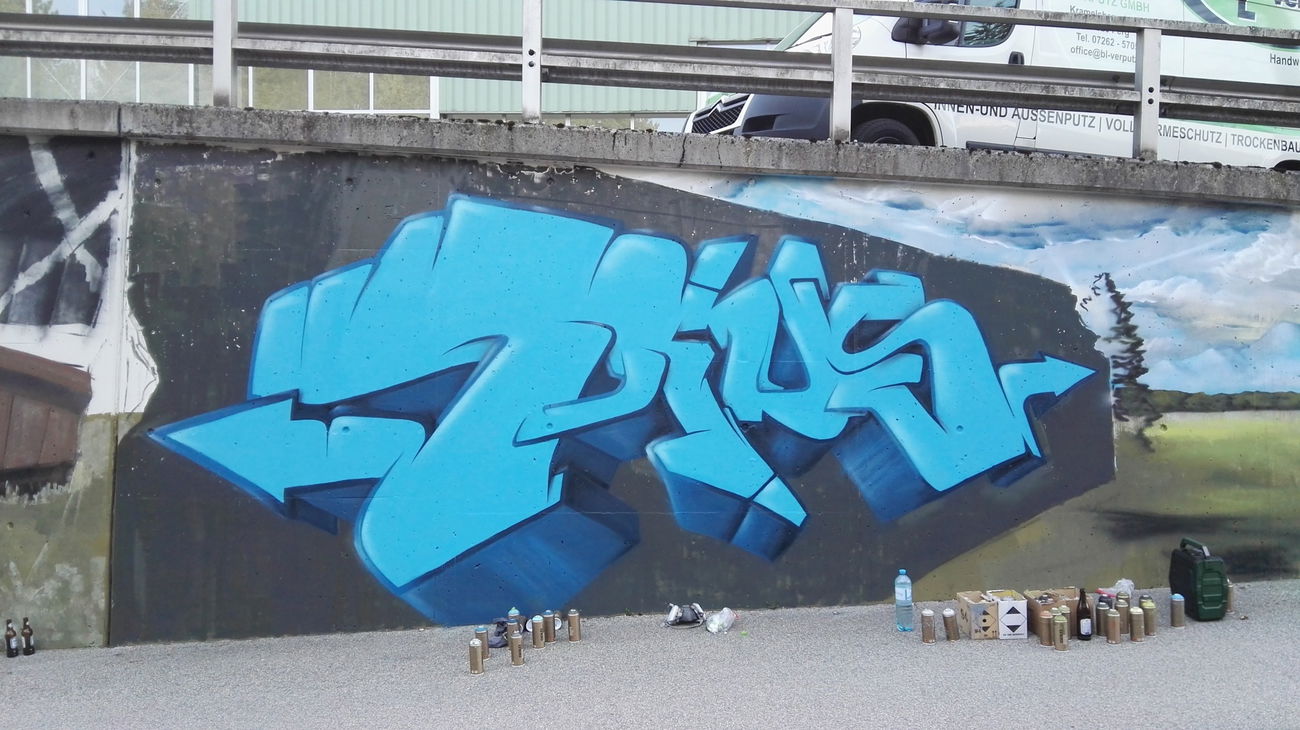 Graffiti Wall in Österreich - Photo by Pius (2018)