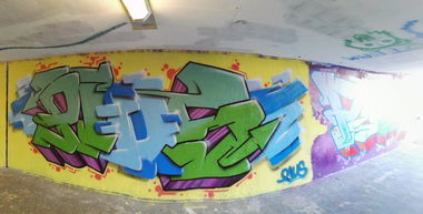 Graffiti Wall - Photo by Pius (2016)