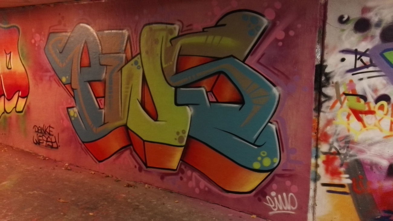 Graffiti Wall - Photo by Pius - Pius, Linz, austria (2015)