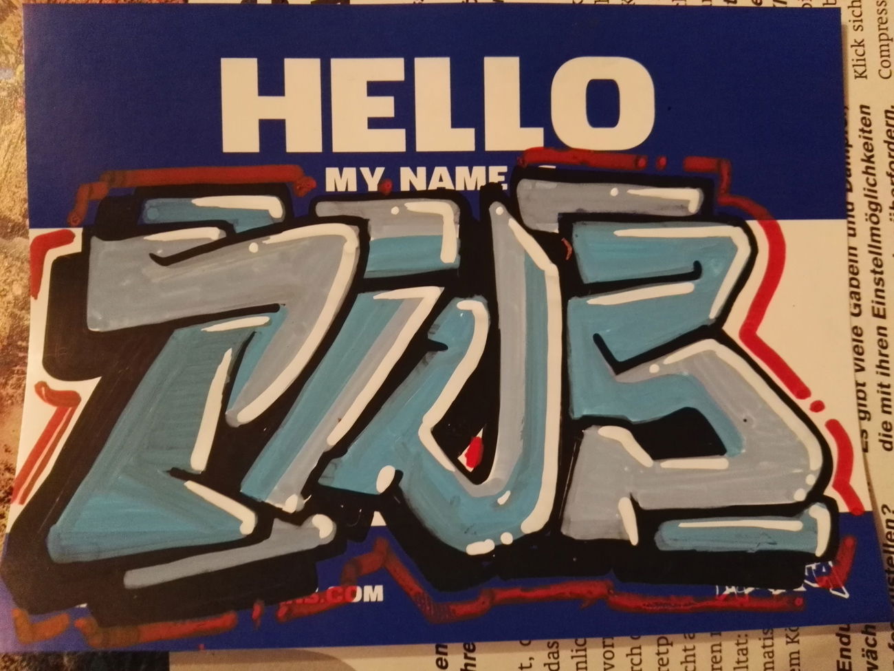 Graffiti Sketch - Photo by Pius (2016)