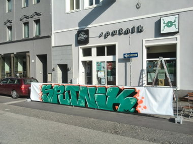 Graffiti Photo by Pius - Linz, rockcafe, sputnik (2015)