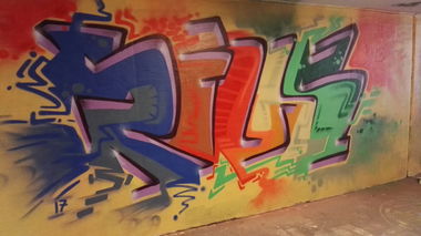 Graffiti Wall - Photo by Pius - Pius, Linz, Graffiti (2017)